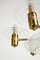 Mid-Century Brass and Murano Glass Ceiling Light 7