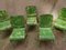Green Iron Chairs, Set of 5, Image 3