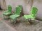 Green Iron Chairs, Set of 5, Image 2