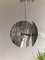 Mid-Century Italian Chrome & Acrylic Glass Pendant Lamp, Image 5