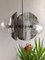 Mid-Century Italian Chrome & Acrylic Glass Pendant Lamp 3