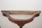 Antique Carved Wood Console Table With Marble Top, 1850s, Image 10