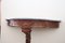 Antique Carved Wood Console Table With Marble Top, 1850s 5