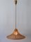 Large Mid-Century Modern Wicker Pendant Lamp or Hanging Light, Germany, Image 16