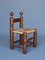 Niedriger Vintage Rush Chair im Stil von Charles Dudouyt 3