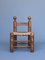 Niedriger Vintage Rush Chair im Stil von Charles Dudouyt 1
