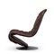 System 1-2-3 Brown Lounge Swivel Chair by Verner Panton for Fritz Hansen, 1960s, Image 4