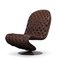 System 1-2-3 Brown Lounge Swivel Chair by Verner Panton for Fritz Hansen, 1960s 3
