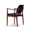 Chaise de Bureau No. 62A en Palissandre et Cuir Noir par Arne Vodder pour Sibast, 1960s 8
