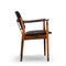 Chaise de Bureau No. 62A en Palissandre et Cuir Noir par Arne Vodder pour Sibast, 1960s 5