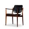 Chaise de Bureau No. 62A en Palissandre et Cuir Noir par Arne Vodder pour Sibast, 1960s 10