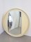 Large Vintage Mid-Century Scandinavian Round Wooden Mirror, 1960s 11
