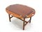 Georgian Mahogany Oval Butlers Tray on Stand or Coffee Table 1