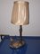 Italienische Art Deco Messing Lampe mit Engel 1