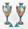 Antique Porcelain Vases from Sèvres, Set of 2, Image 4