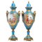 Antique Porcelain Vases from Sèvres, Set of 2 1