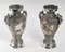 Asian Silvered Metal Vases, Set of 2, Image 6