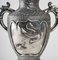 Asian Silvered Metal Vases, Set of 2, Image 5