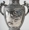 Vasi in metallo argentato, Asia, set di 2, Immagine 5