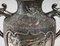 Vasi in metallo argentato, Asia, set di 2, Immagine 11