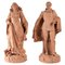 Terrakotta Statuette von Paul Duboy, 2er Set 1