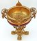 Böhmische Tasse aus Kristallglas & vergoldeter Bronze 10