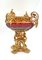 Böhmische Tasse aus Kristallglas & vergoldeter Bronze 5