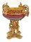 Böhmische Tasse aus Kristallglas & vergoldeter Bronze 8