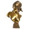 Emmanuel Villanis, Busto de mujer, bronce, Imagen 2