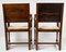 Neo-Gothic Ceremonial Chairs in Solid Walnut 11