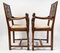 Neo-Gothic Ceremonial Chairs in Solid Walnut 12