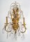 Wall Lights in Gilt Bronze and Crystal, Set of 2 7