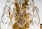 Lampade da parete in bronzo dorato e cristallo, set di 2, Immagine 4