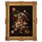 Natura morta con bouquet di fiori, scuola fiamminga, olio su tela, con cornice, Immagine 1