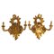 Antique Giltwood Wall Lights, Set of 2 1