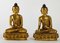 Vergoldeter Bronze Buddha, 2er Set 10
