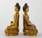 Gilt Bronze Buddha, Set of 2 6