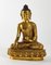 Vergoldeter Bronze Buddha, 2er Set 3