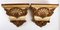 Antique Painted and Gilded Wood Brackets, Set of 2 6