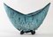 Blue Pottery Planter from Accolay, 1970s, Image 7