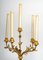 Black Patinated Candelabras in Gilt Bronze, Set of 2 4