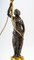 Black Patinated Candelabras in Gilt Bronze, Set of 2, Image 5
