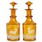 Bohemian Hunting Decanters, Set of 2, Image 1