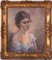 Ritratto di ragazza, XX secolo, Olio su tela, Incorniciato, Immagine 2