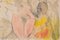 After James Ensor, Figures, Watercolor on Paper, Framed 6