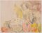 After James Ensor, Figures, Watercolor on Paper, Framed 2
