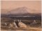 After Edward Lear y David Roberts, Pintura topográfica, siglo XIX, Acuarela sobre papel, Enmarcado, Imagen 1