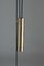 Mid-Century Danish Brass Pendant with Counter Weight, Image 4