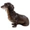 Figura de perro salchicha europea de porcelana, años 30, Imagen 1