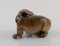 Figura de cachorro de perro salchicha de porcelana de Royal Copenhagen, Imagen 4